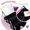 imageFRENESSA Makeup Train Case Makeup Box Organizer Portable Cosmetic Travel Case Makeup Case with Mirror Locking Make Up Cases Organizers and Storage for Nail Supplies Hard Cosmetic Box Shiny PinkPink